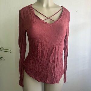 Orange Long Sleeve Tee